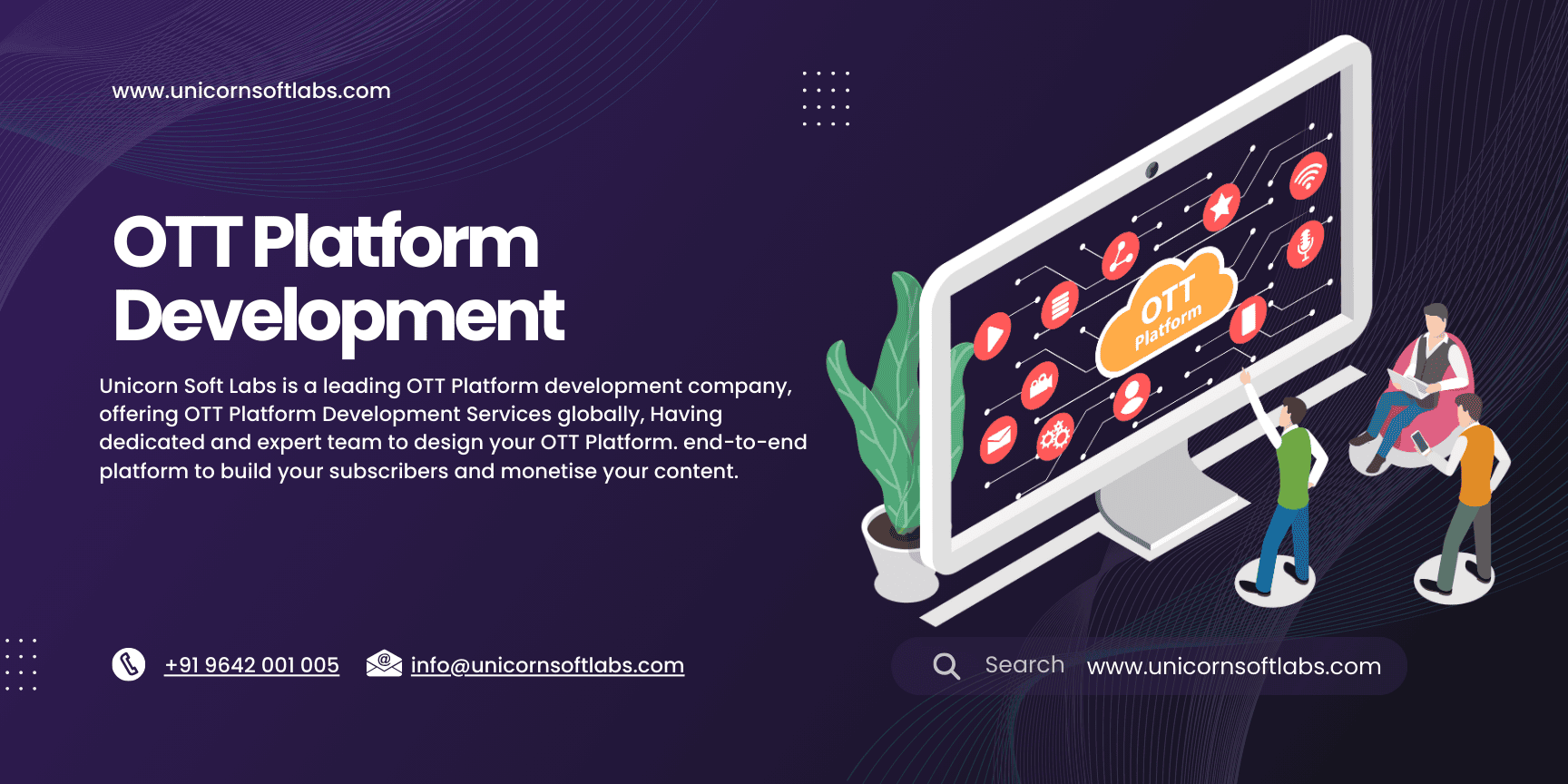 Unicorn Soft Labs OTT Platform Development Services