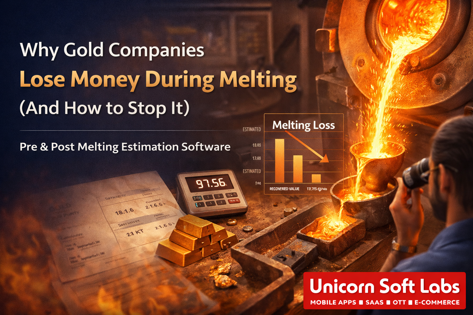 Unicorn Soft Labs Why Gold Companies Lose Money During Melting – And How Structured Estimation Completely Eliminates This Risk